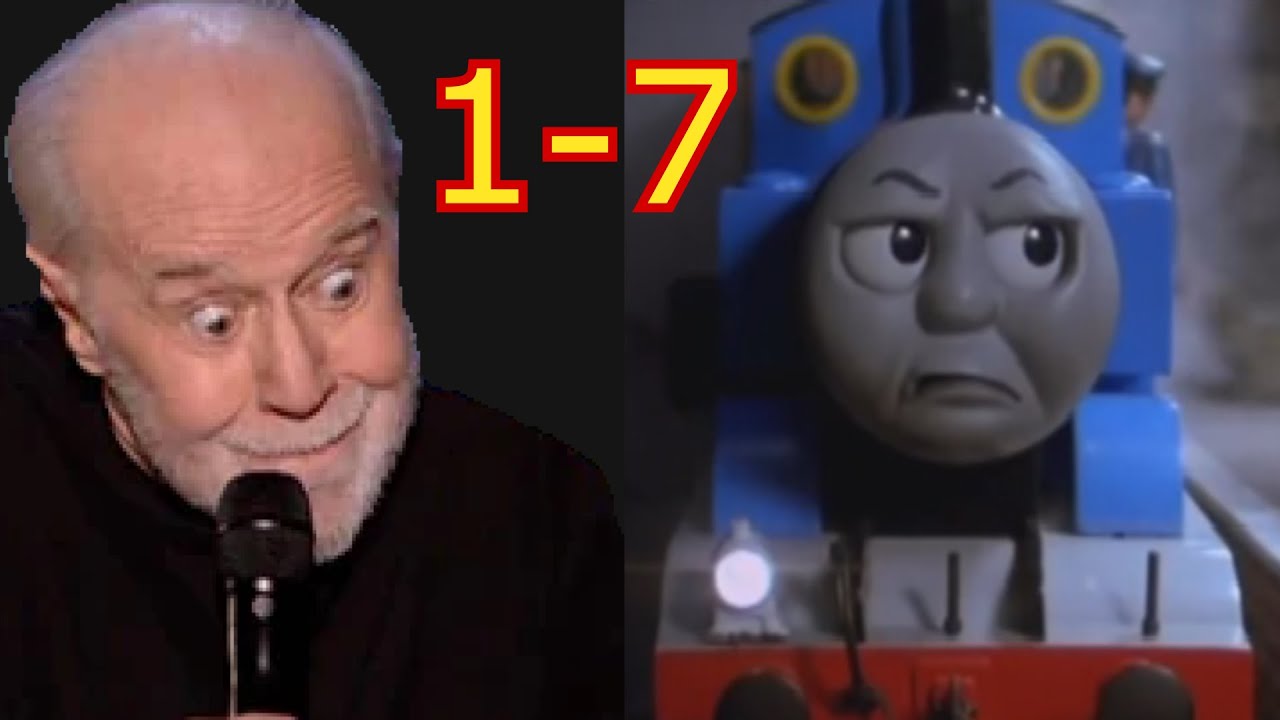George Carlin Dubbing Thomas the Tank Engine: All Volumes (1-7) 18+