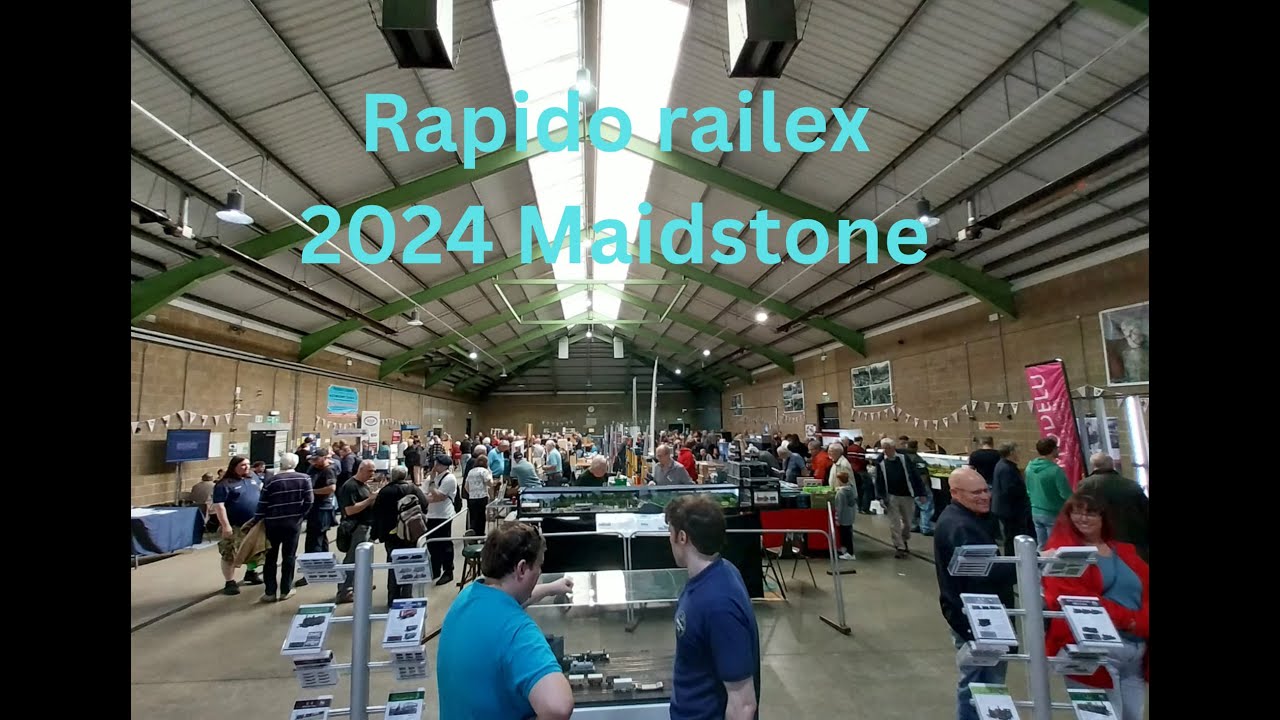 Rapido Railex 2024 Maidstone, model railway exhibition, full show, great layouts, from Mangley Town