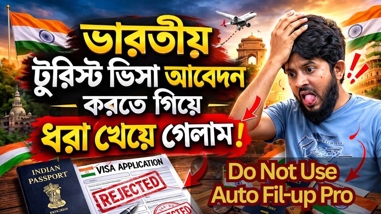 Indian Tourist Visa Application 2026 🇮🇳  Online Form Fill Up with Auto Fill Up Pro