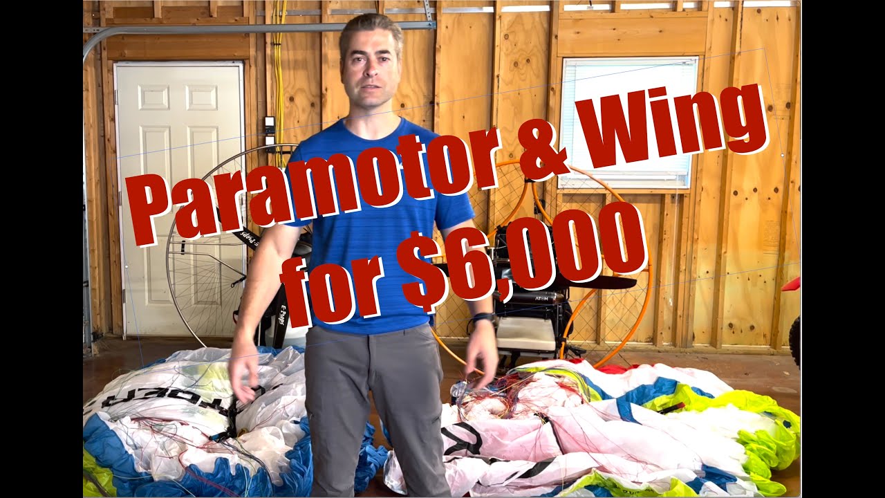 Paramotor and Wing for Sale - $6K