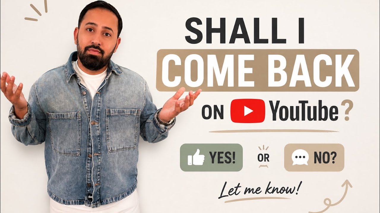 Why I had to leave YouTube? | Some good news for you!!