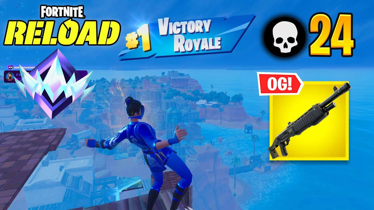 Fortnite Reload | High Kill Solo Ranked Win Full Gameplay (Keyboard & Mouse)