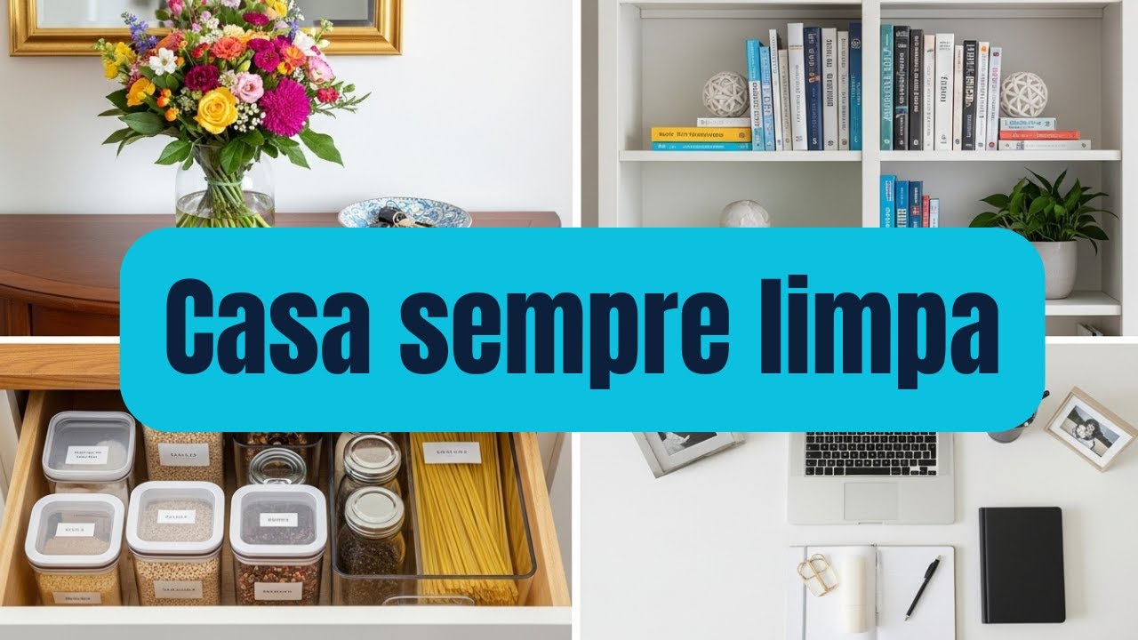 &ldquo;15 H&Aacute;BITOS PARA UMA CASA SEMPRE LIMPA E ORGANIZADA&rdquo;