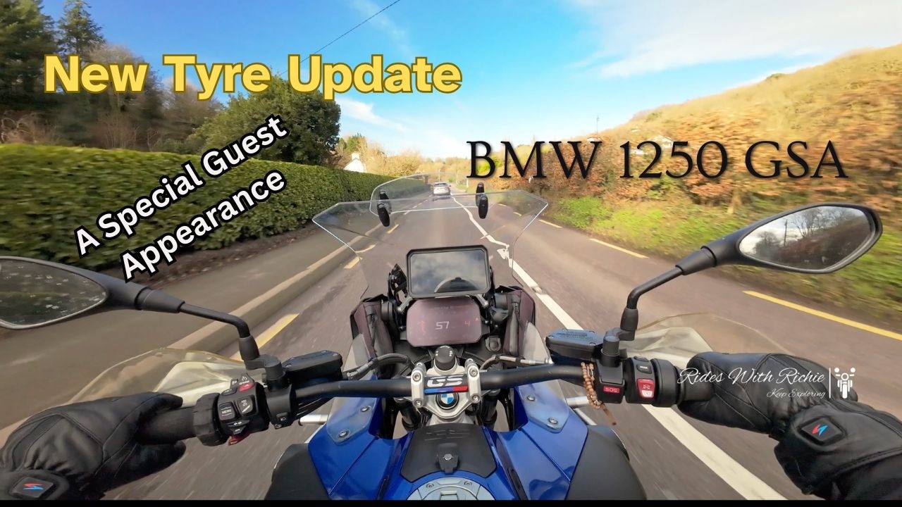 BMW R1250 GSA update & Meeting a Youtube Celebrity Biker of Ireland