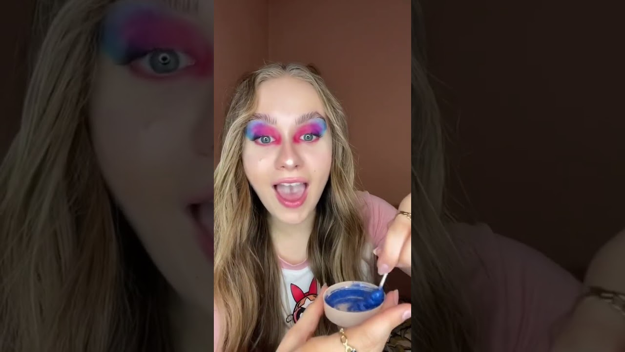 ROBIMY SLIME z kleju i płynu do soczewek #slime #diy #shorts