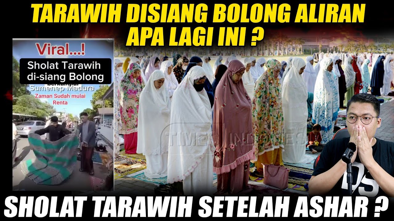 Gempar Tarawih Disiang Bolong Setelah Sholat Ashar ? Aliran Apa Lagi ini ?