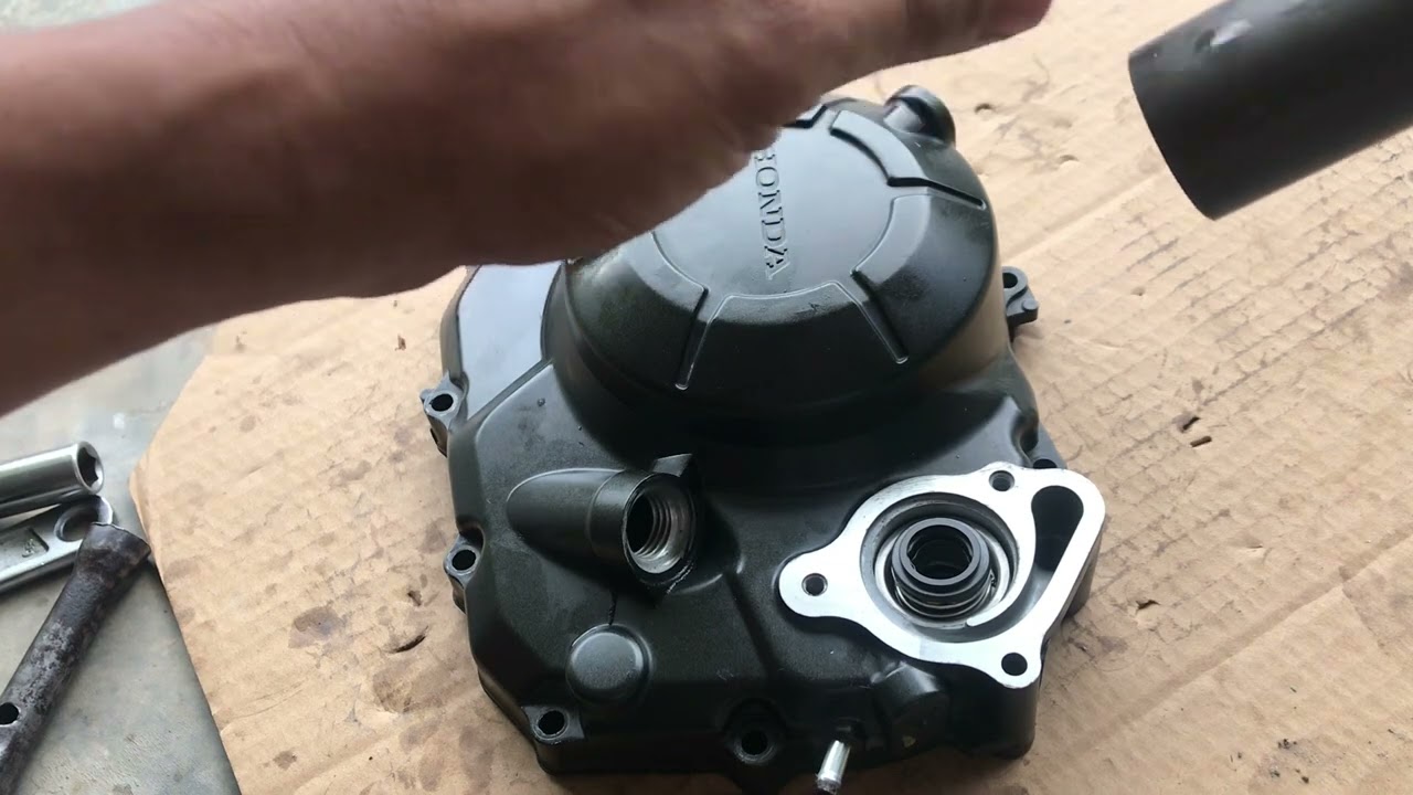 tukar oil seal water pump honda rs150,honda rsx,cbr 150(engine k56)