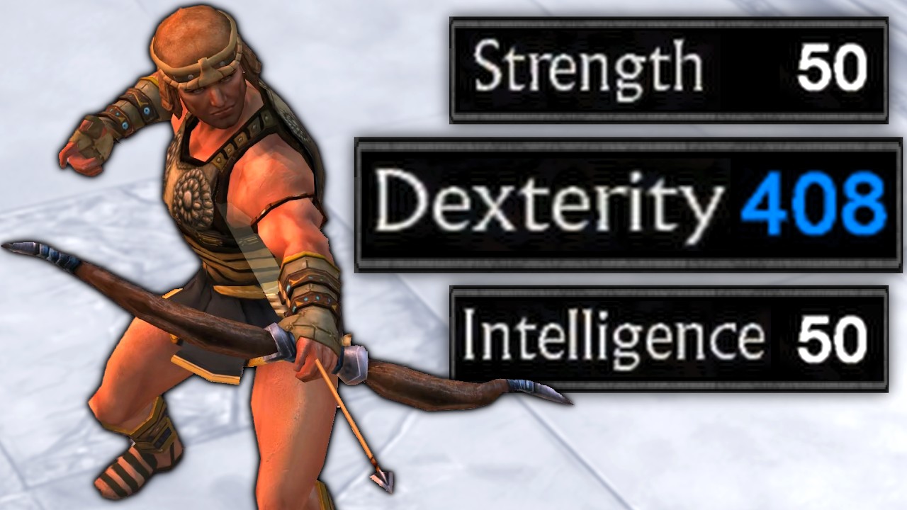 I put ALL my stats into Dexterity in this RPG