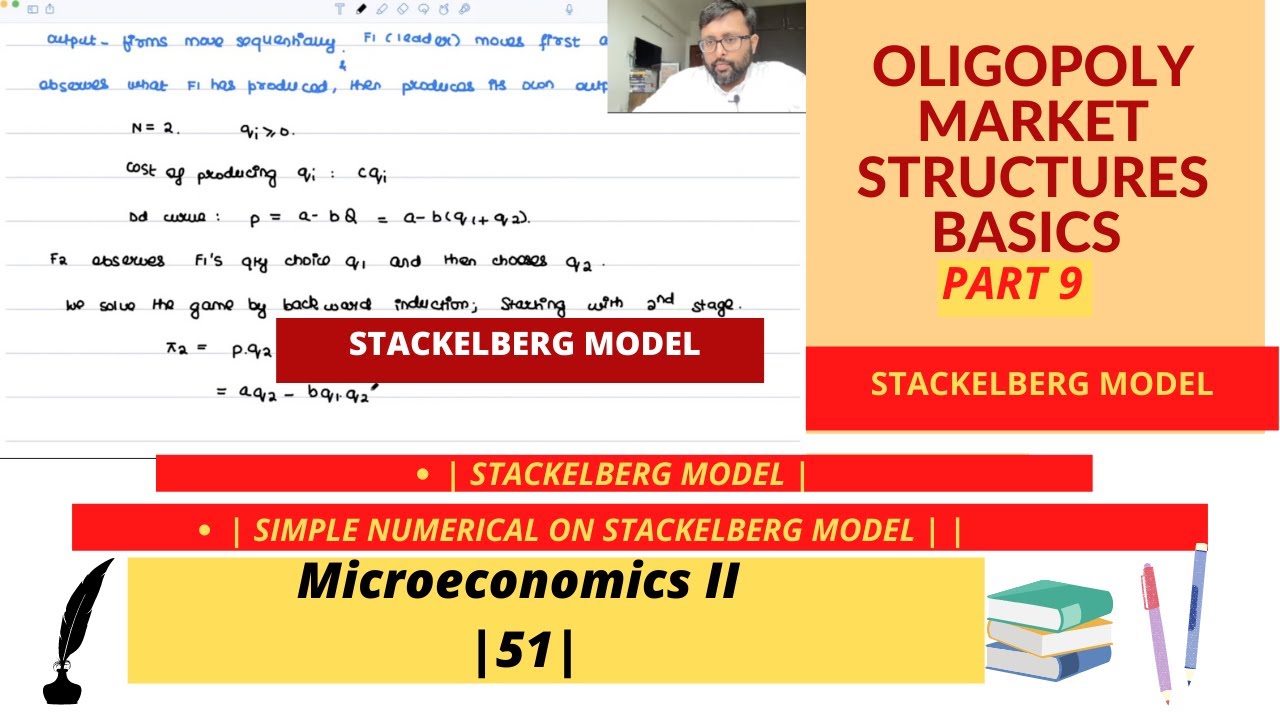 [Oligopoly Market Structures] Part 10  | Stackelberg Model | First Mover Advantage | 51 |