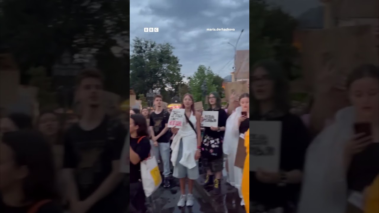 Так завершувався третій день протестів проти звільнення Федорова у Львові #shorts