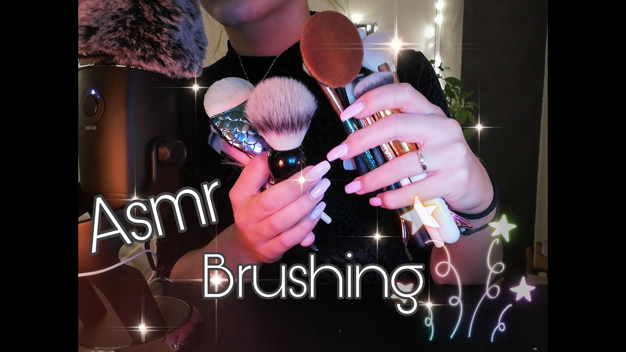 [ASMR] Mic and face brushing 💆🏽‍♀️💆🏻 for your sleep german //  by elea asmr