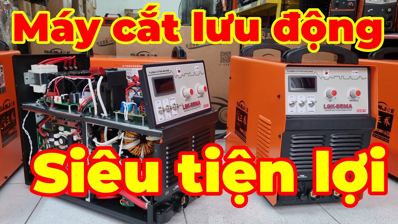 Máy hàn cắt lưu động không dùng máy nén khí giá rẻ LGK-85MA SANJOE cắt sắt dày 25mm