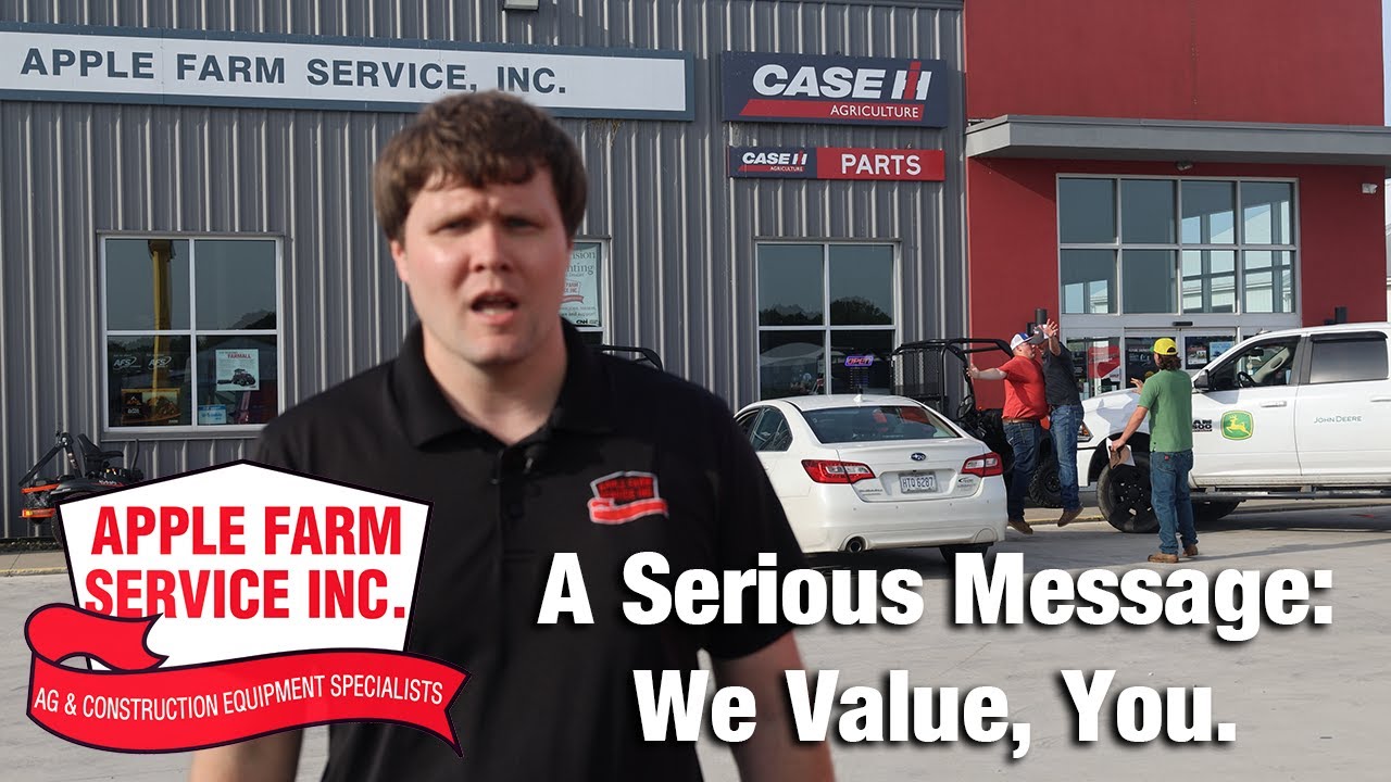 A Serious Message: We Value, You.