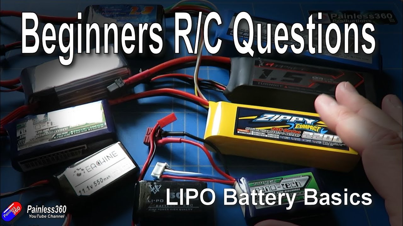 Common Beginners RC Questions - LIPO Basics and Charging Tips