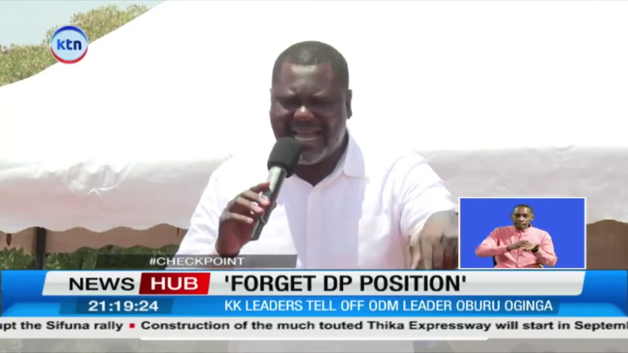 Mt. Kenya East leaders tell off Oburu Oginga over DP bid