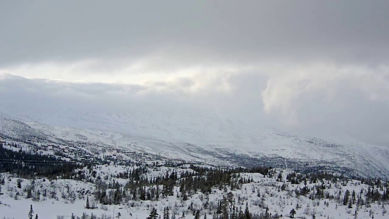 Промежуток времени - Снежная гора, Амот, Норвегия