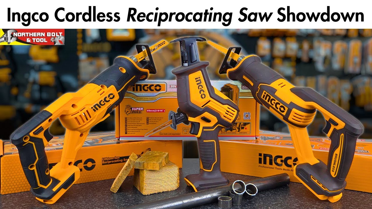 Tested: Ingco Cordless Reciprocating Saw Range - Wood & Metal Cutting Test