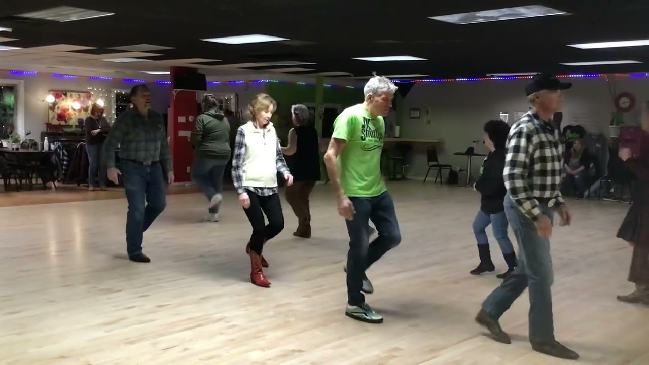 I’LL ROLL beginner line dance by Jill Weiss - demo of contra