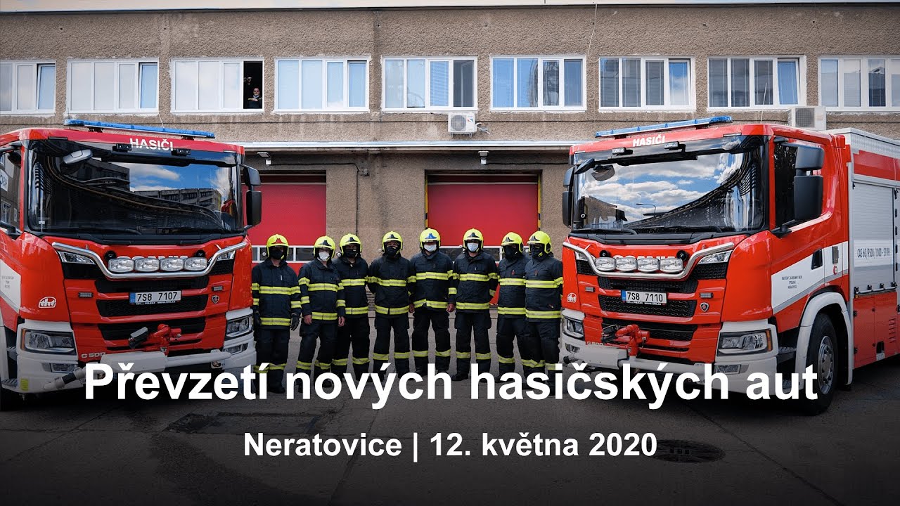 Převzetí nových hasičských aut | Neratovice | 12. května 2020