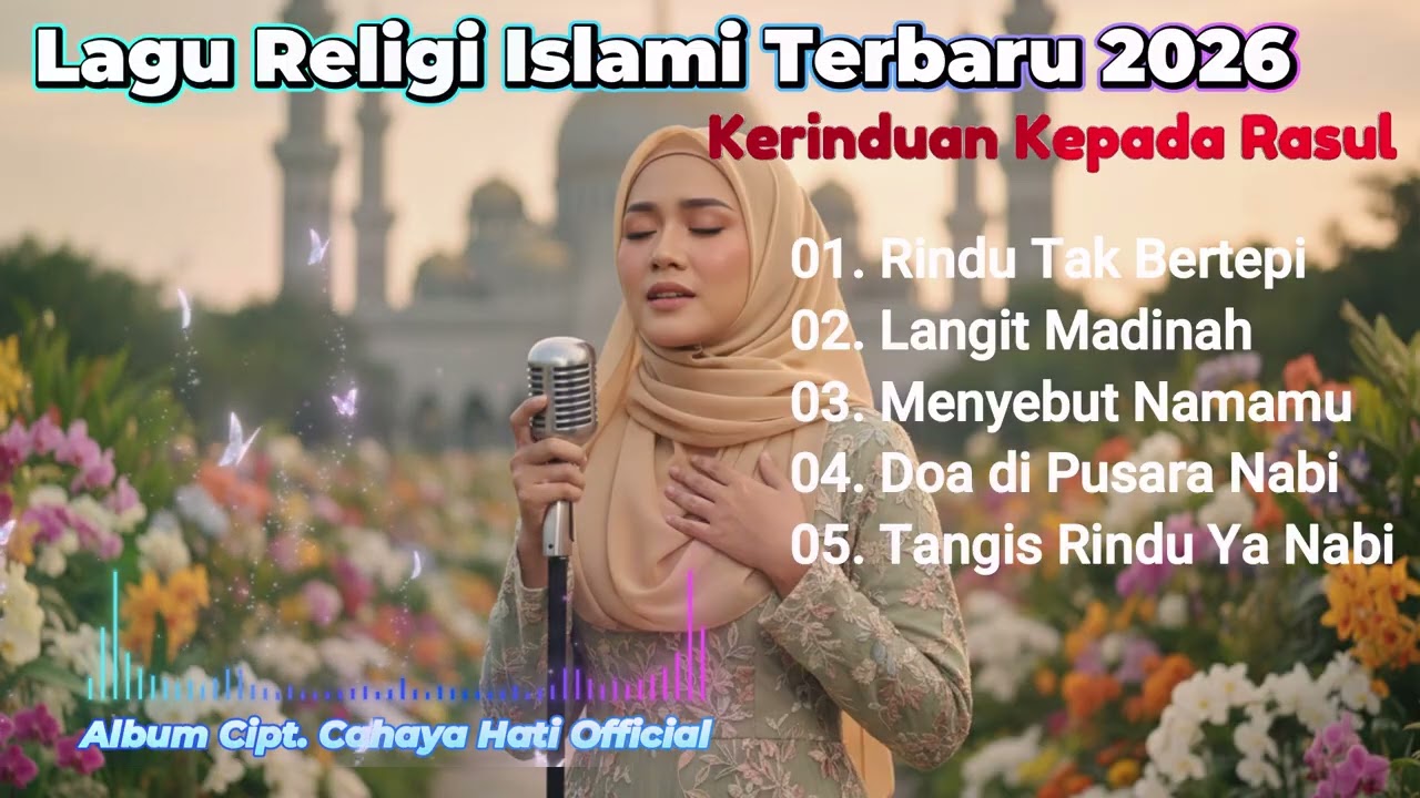 Album Religi Di Bawah Cahaya Rasul | Lagu Religi Terbaru 2026 Membuat Hati Tenang, Damai di Jiwa