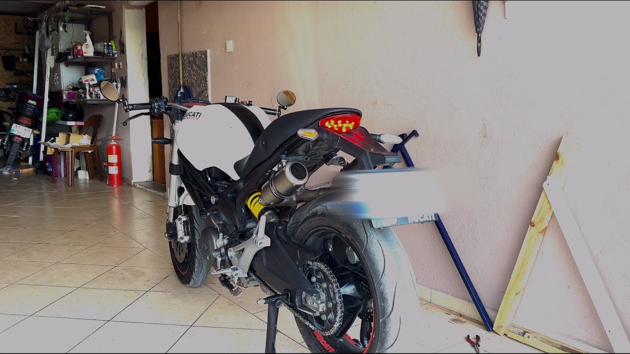 Ducati Monster 696 | SC Project Exhaust Installation & Pure Sound 4K