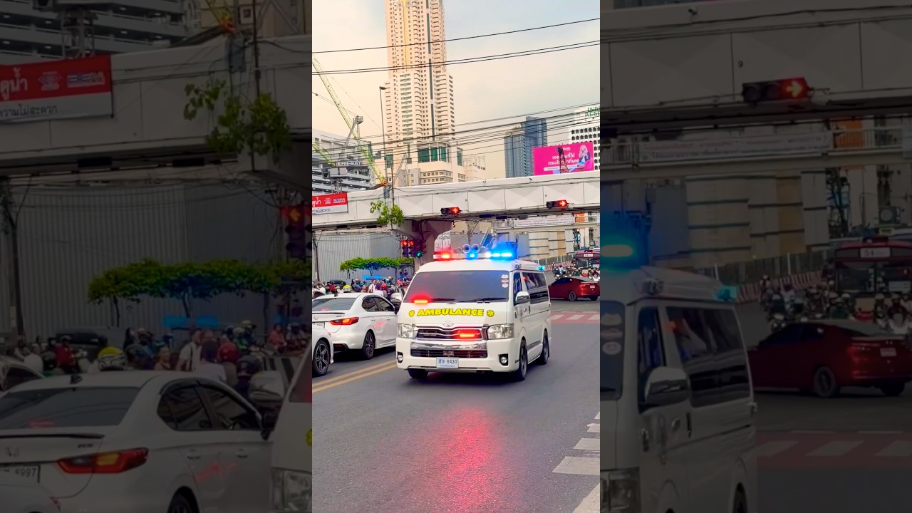 🚨 BANGKOK Ambulance Responding 🇹🇭