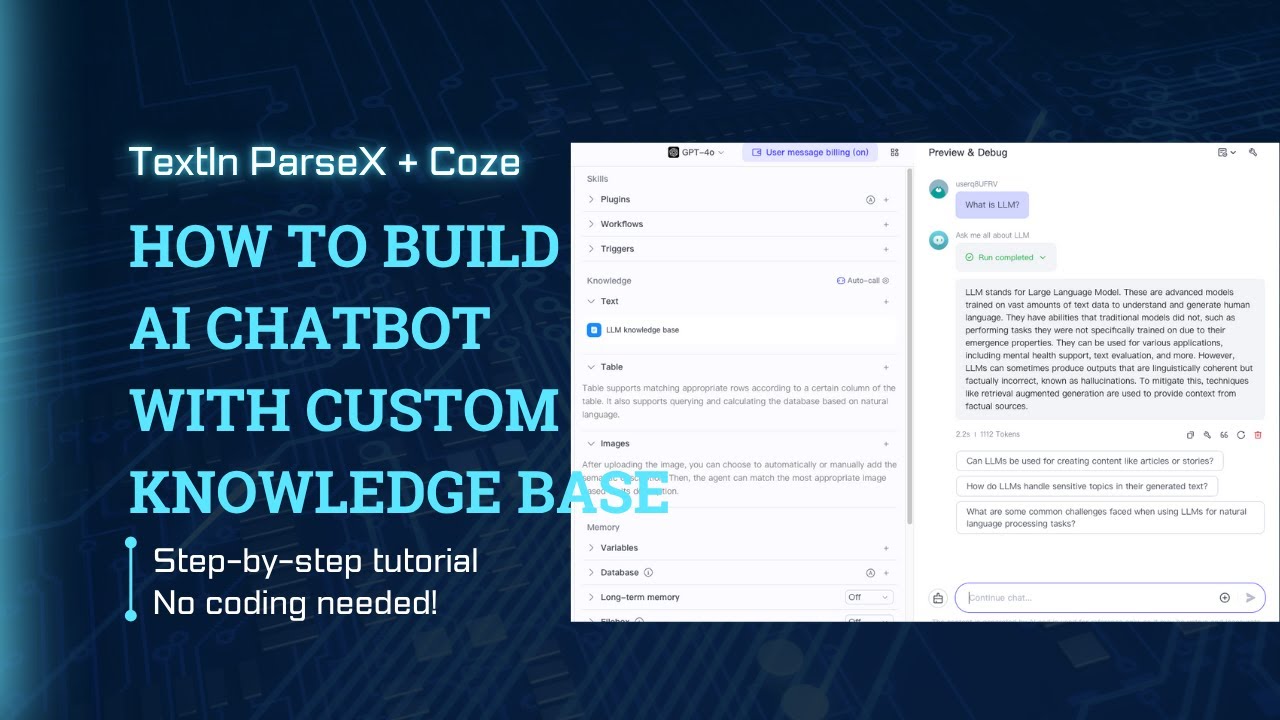Build AI chatbot with your own knowledge base? Follow this 5-minute tutorial and get one!