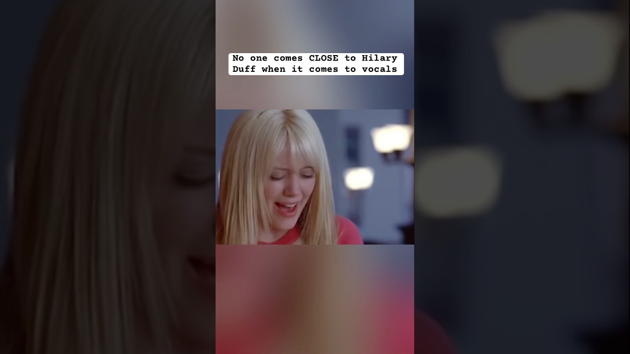 Hilary Duff delivers unbelievably powerful vocals #hilaryduff #mariahcarey #whitney #celine