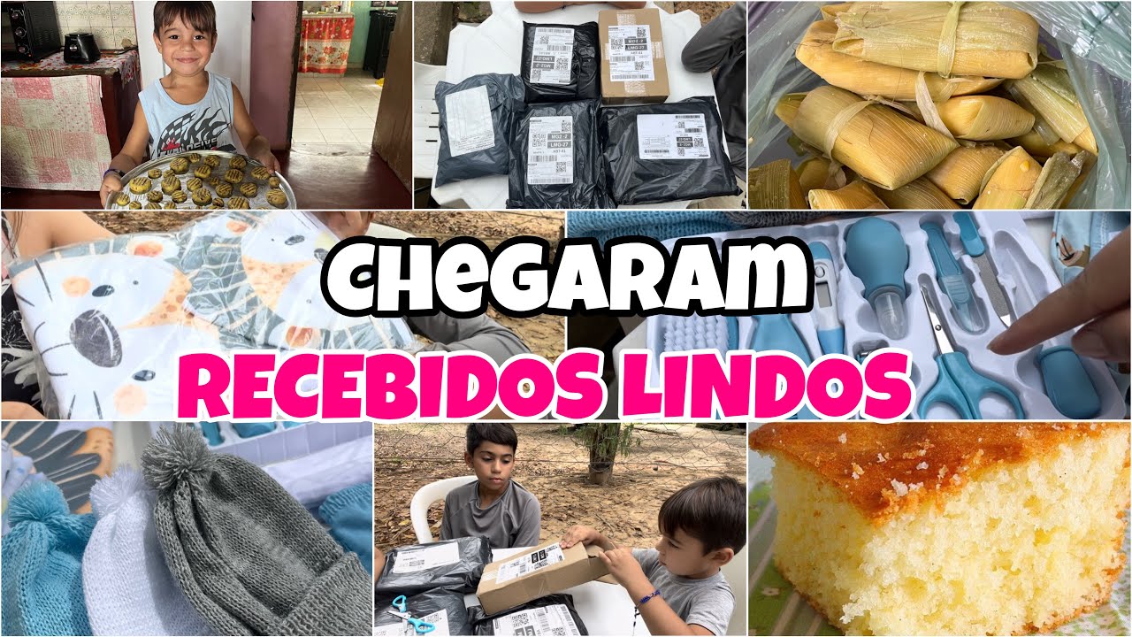 VLOG DO DIA +FAMÍLIA,ROTINA E RECEBIDOS LINDOS PRO ENXOVAL DO BEBÊ 👶🏻