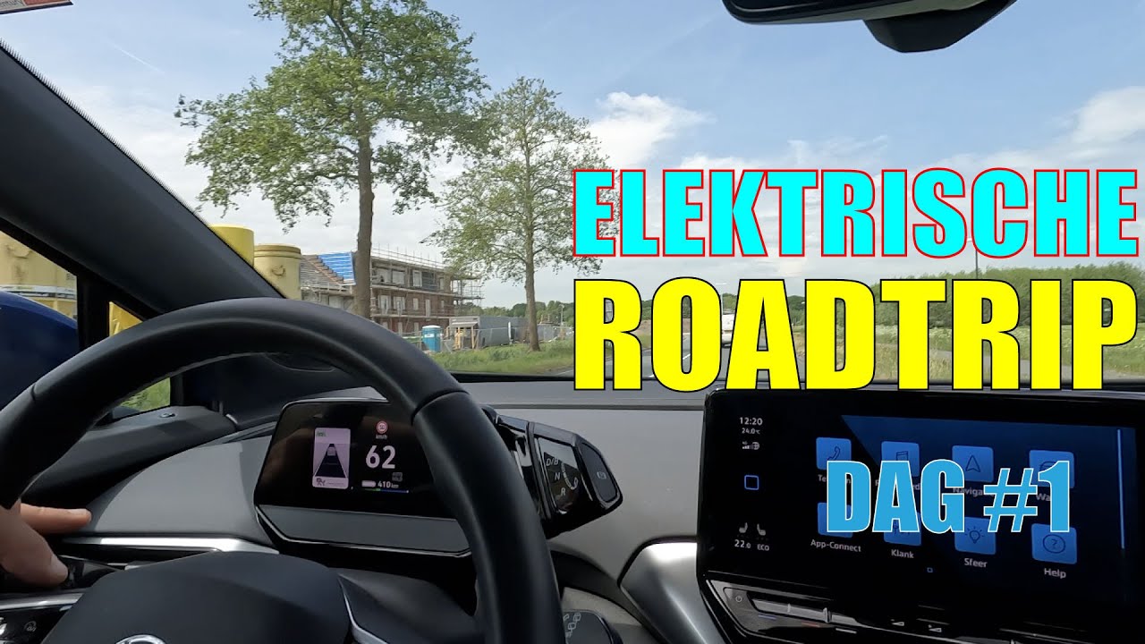 UNIEK EXPERIMENT - Elektrische roadtrip - Dag #1 - Campingtrend