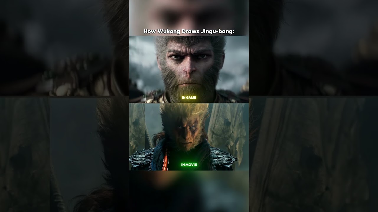 Wukong in Game vs in Movie 🥶☠
