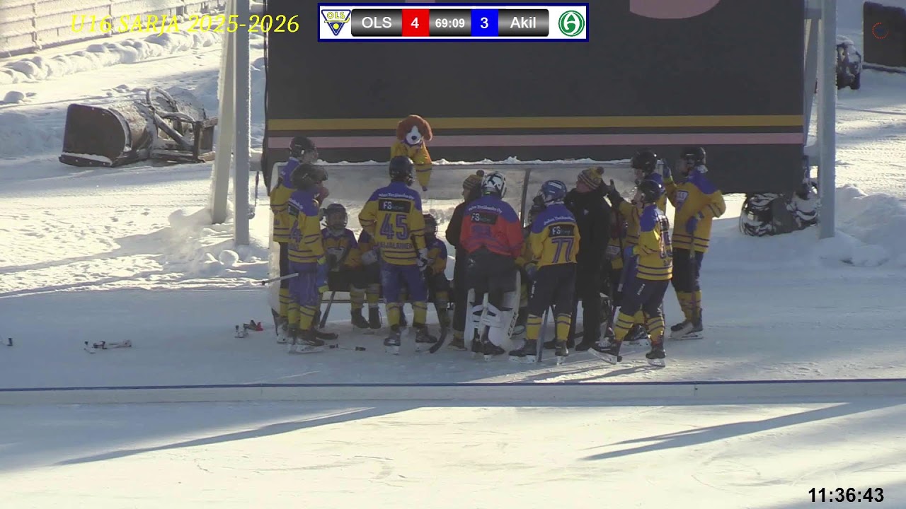 U16  OLS - Akilles 14.2.2026 klo 9:55