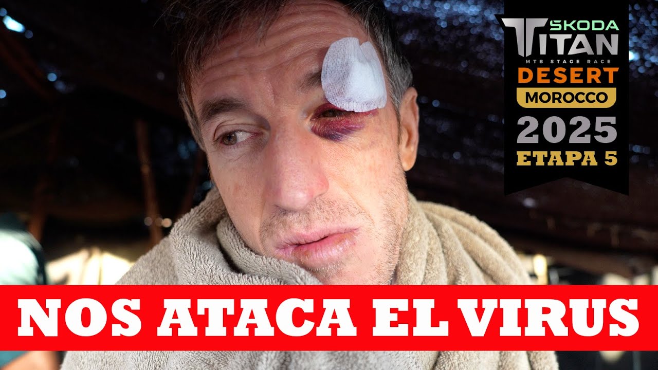 Nos ataca el virus | Etapa 5 - Škoda Titan Desert 2025 | Ibon Zugasti