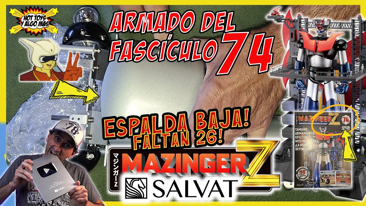 ⭕️ MAZINGER Z Salvat Fascículo 74 - ESPALDA BAJA! no lo armes sin ver! ⭕️ #mazingerz