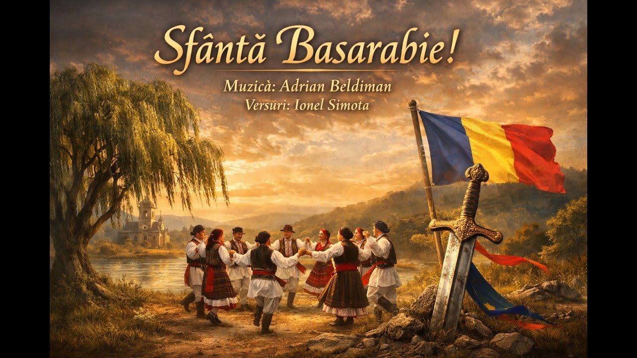 Sfântă BASARABIE | Muzică Adrian Beldiman | Versuri Ionel Simota | AI Cover 2026