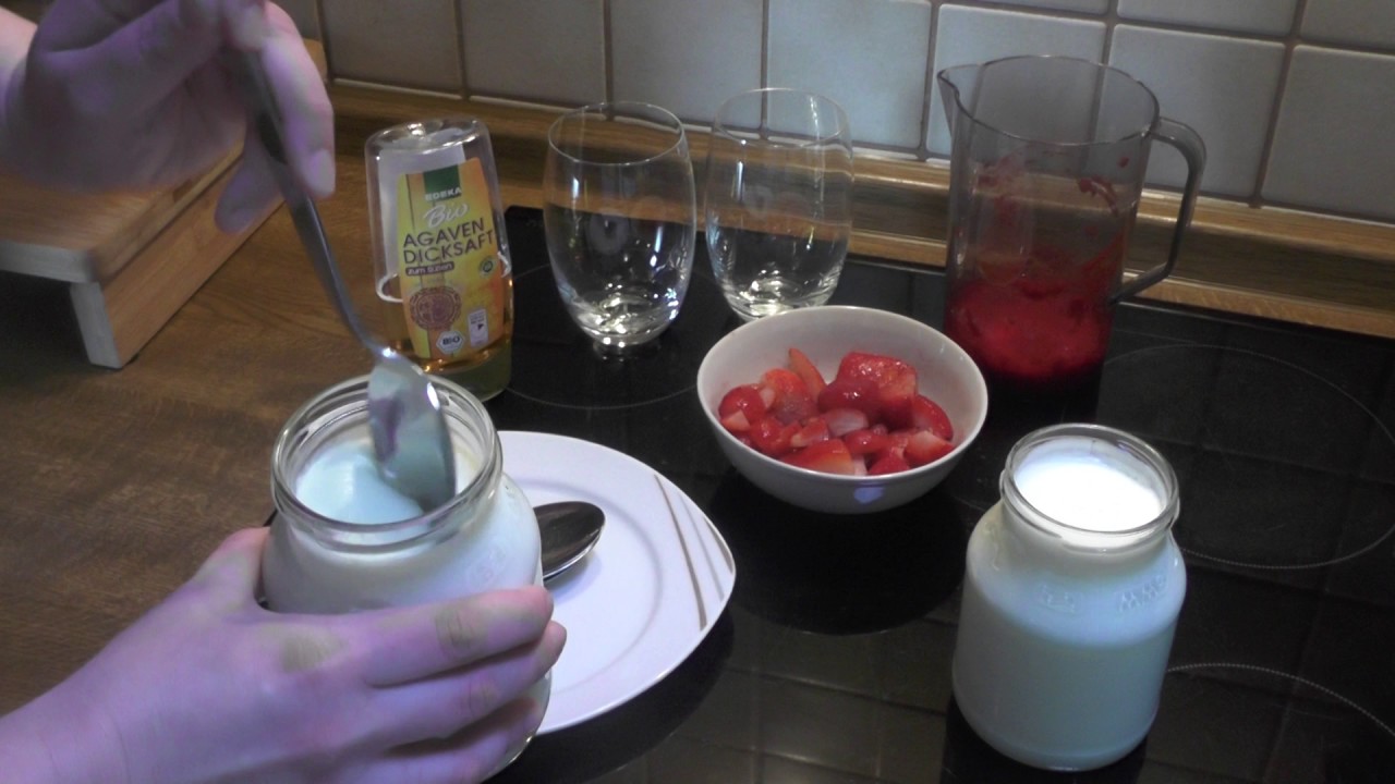 Natur Joghurt herstellen aus Rohmilch, ohne Joghurtmaschine      Selbstgemachtes aus Schnapp'n Milch
