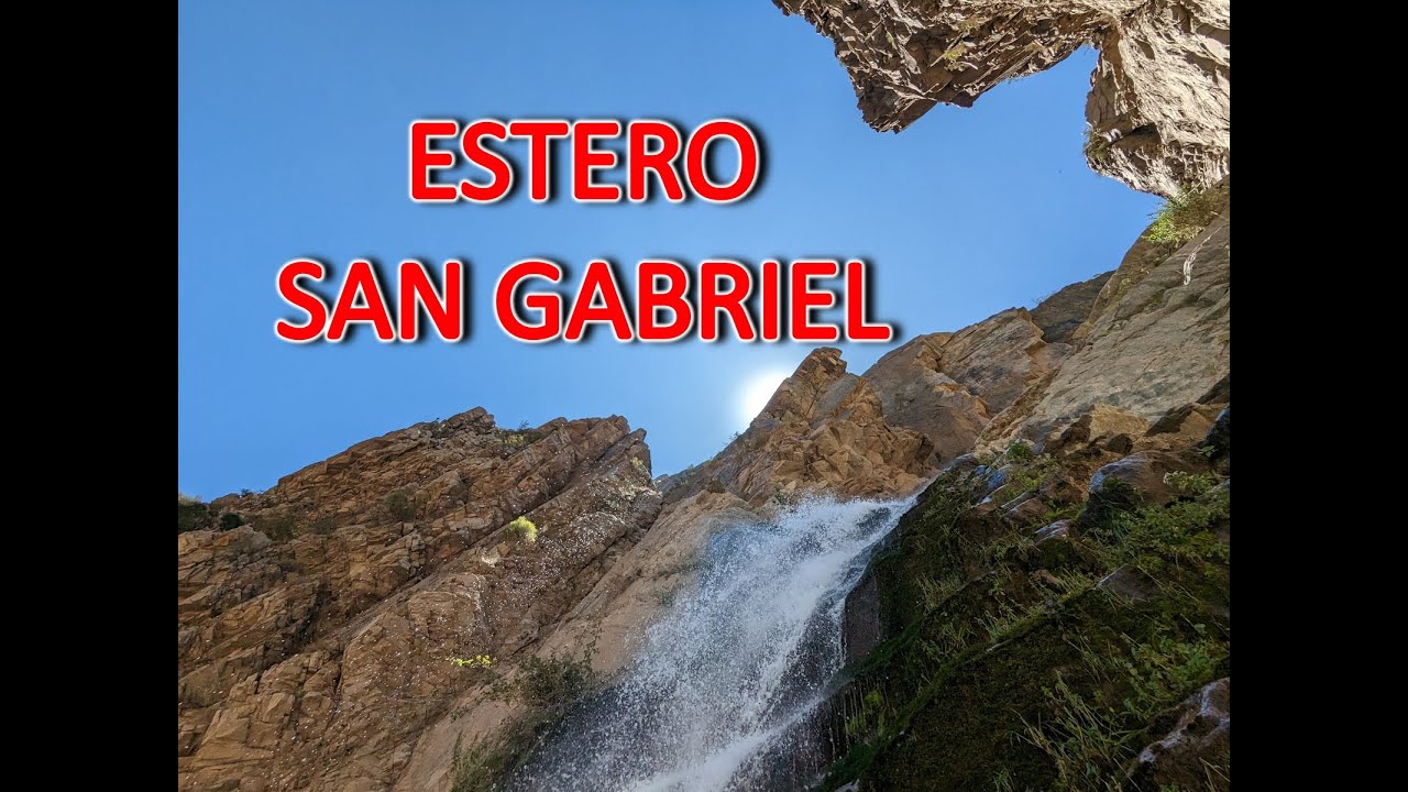CASCADA SAN GABRIEL (Cascada Sophia), CAJON DEL MAIPO - CHILE 4K60