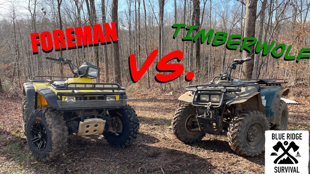 Which is BETTER?! (Yamaha Timberwolf Vs. Honda Foreman)
