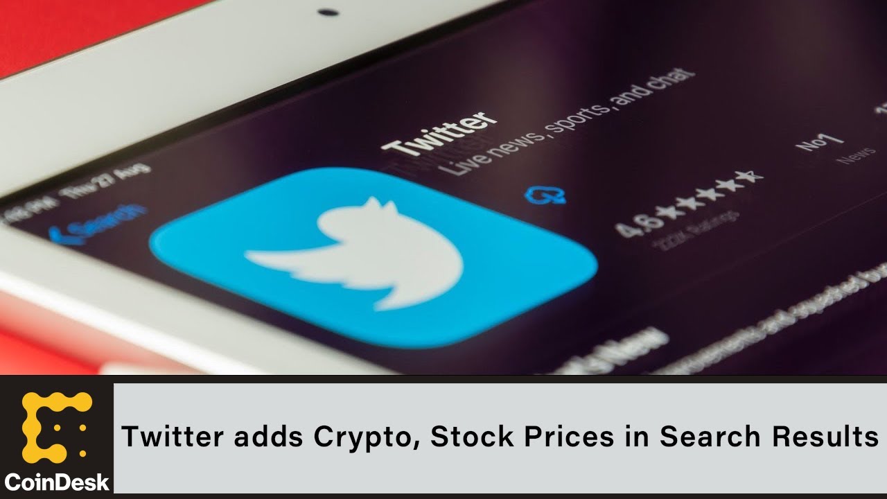 Twitter Integrates Crypto, Stock Prices in Search Results