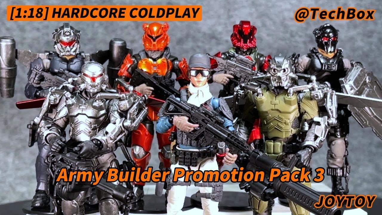 Joytoy Hardcore Coldplay, Army Builder Promotion Pack 3, #25-#31, 1/18 scale action figure