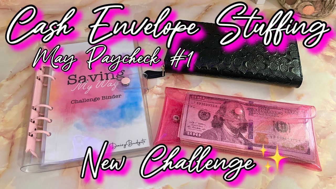 CASH ENVELOPE STUFFING MAY PAYCHECK #1 | #cashenvelopesystem  #cashstuffing  #cashbudgeting