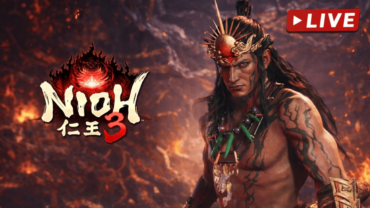 Nioh 3 First Playthrough LIVE 🔥 End Game – 247 CE Antiquity Region | BIG BONK Strength Build