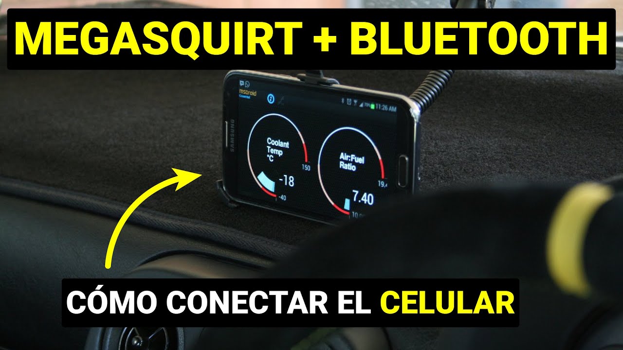 Cómo ponerle BLUETOOTH a la Megasquirt MS1 MS2 MS3 | MSDroid