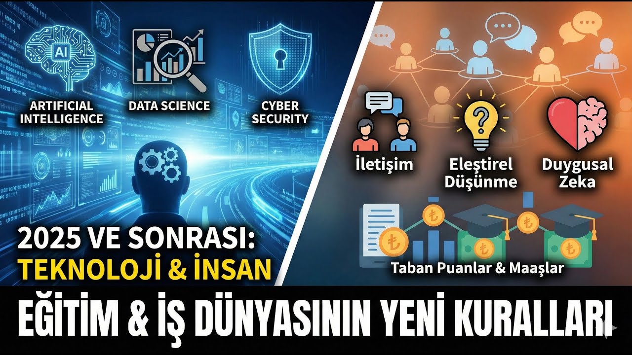 2025 yılı ve sonrasında eğitim ve iş dünyasını şekillendiren temel dinamikler