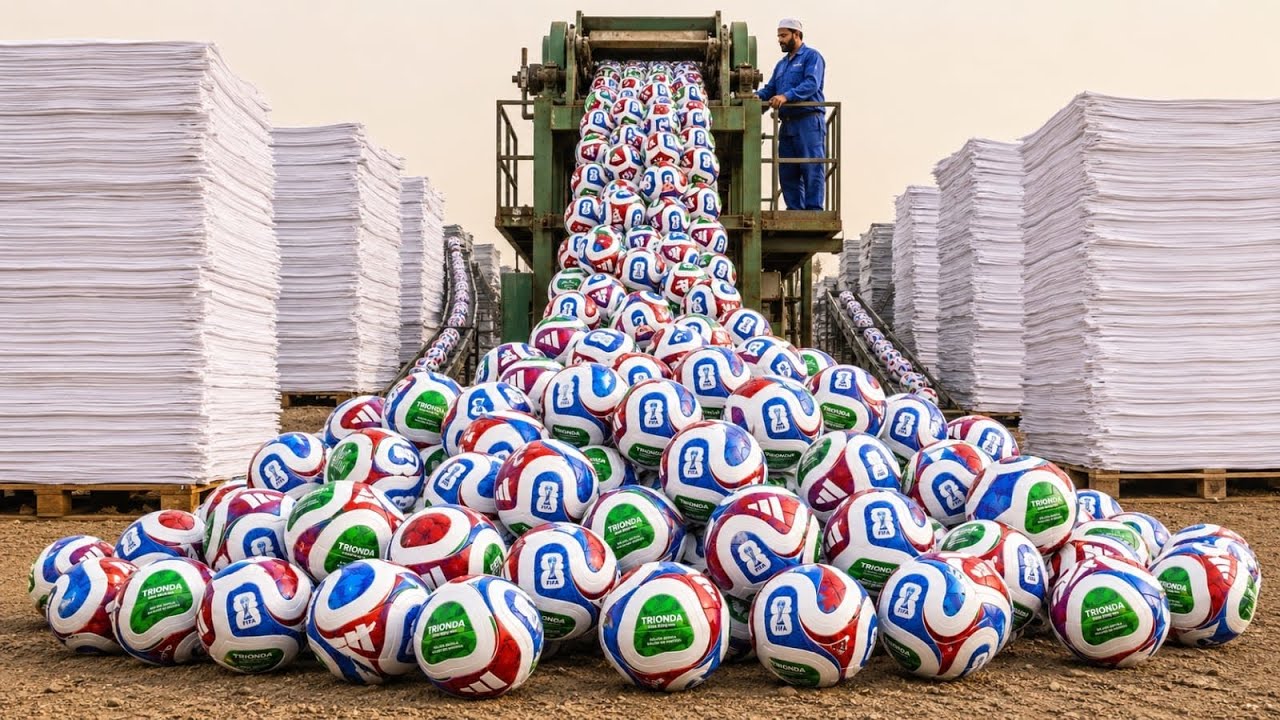 How Soccer Balls Are Made in Sialkot, Pakistan | How Millions of Footballs Are Made In Factory