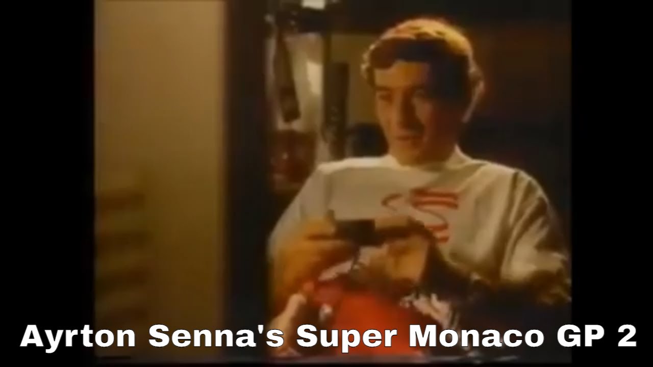 Ayrton Senna's Super Monaco GP 2 90s Japanese TV Commercial