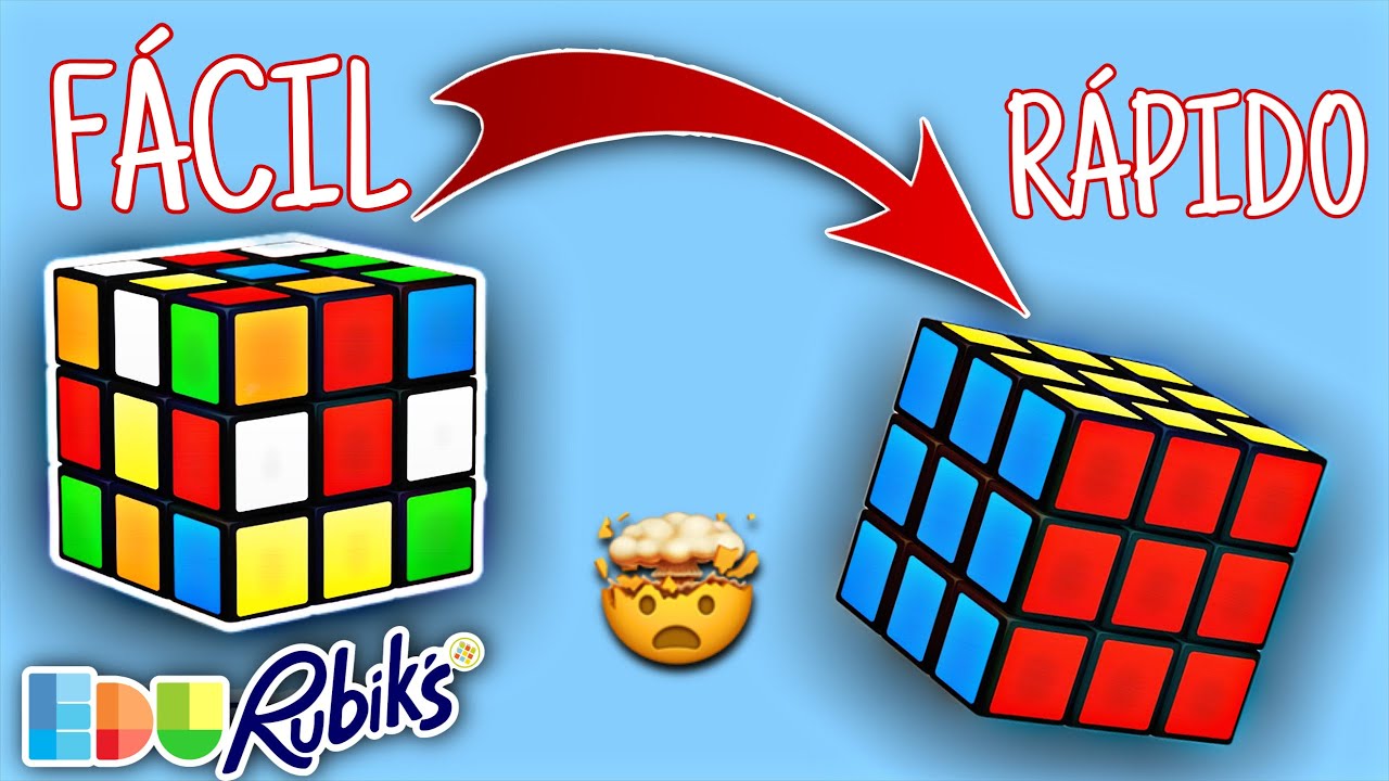 ¿CÓMO ARMAR un CUBO de RUBIK en 1 SEGUNDO? - Edurubiks 2024