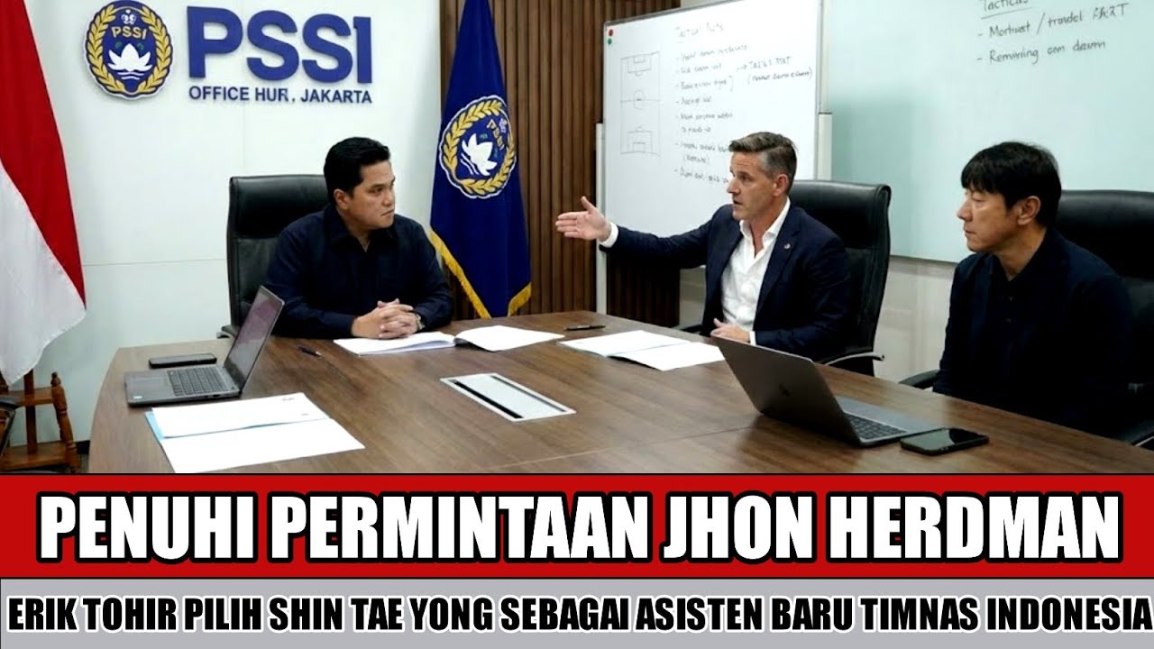 JADI ASISTEN TERMAHAL DI ASIA~SHIN TAE YONG BERSEDIA TEMANI JHON HERDMAN DI TIMNAS INDONESIA