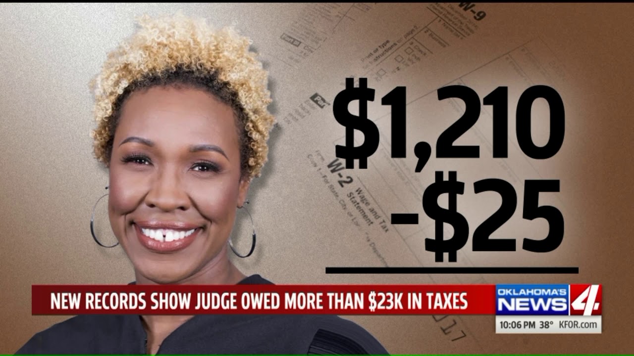 Oklahoma County judge charged with felony tax evasion