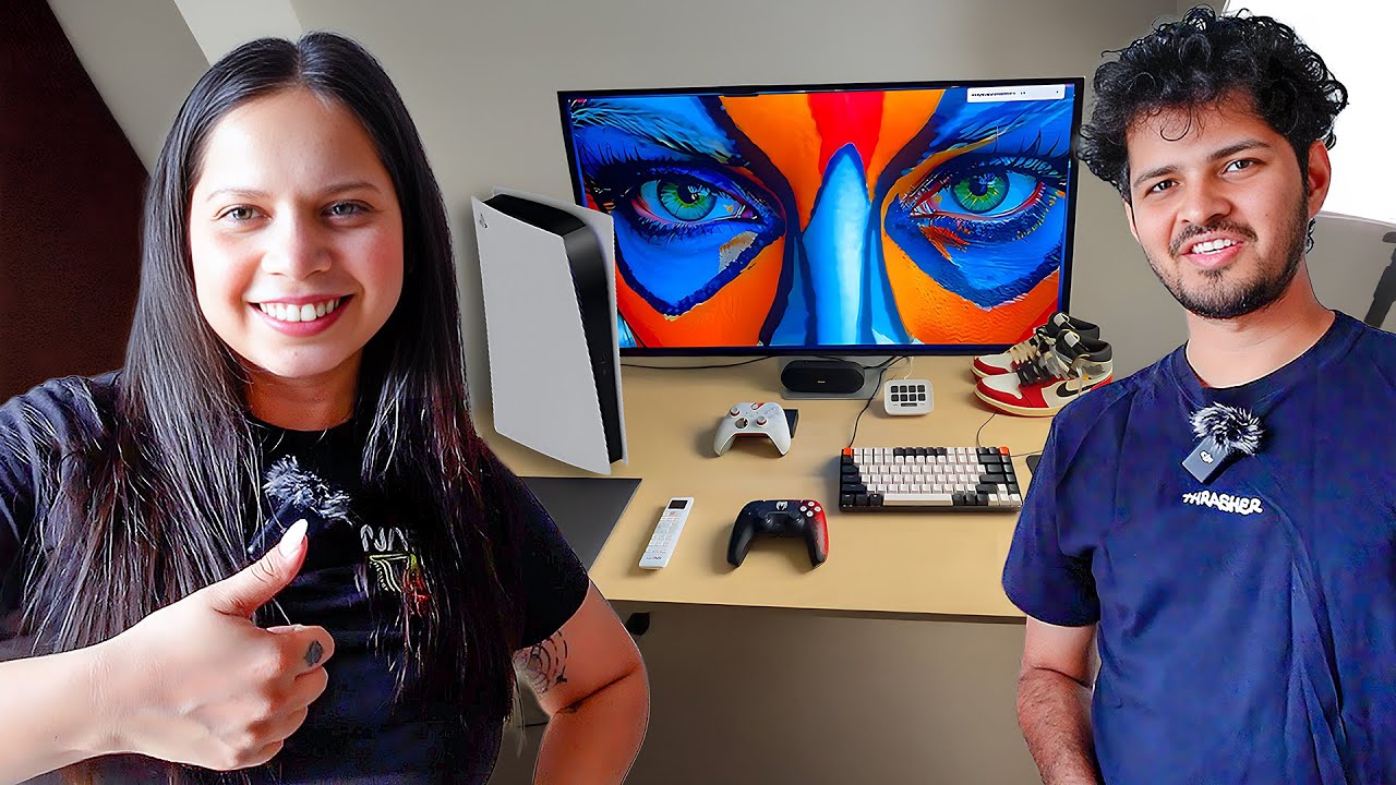 Setting Up My Boyfriend's Gaming Room In Our New Home@SunRayBee |moving out with my boyfriend Part-2
